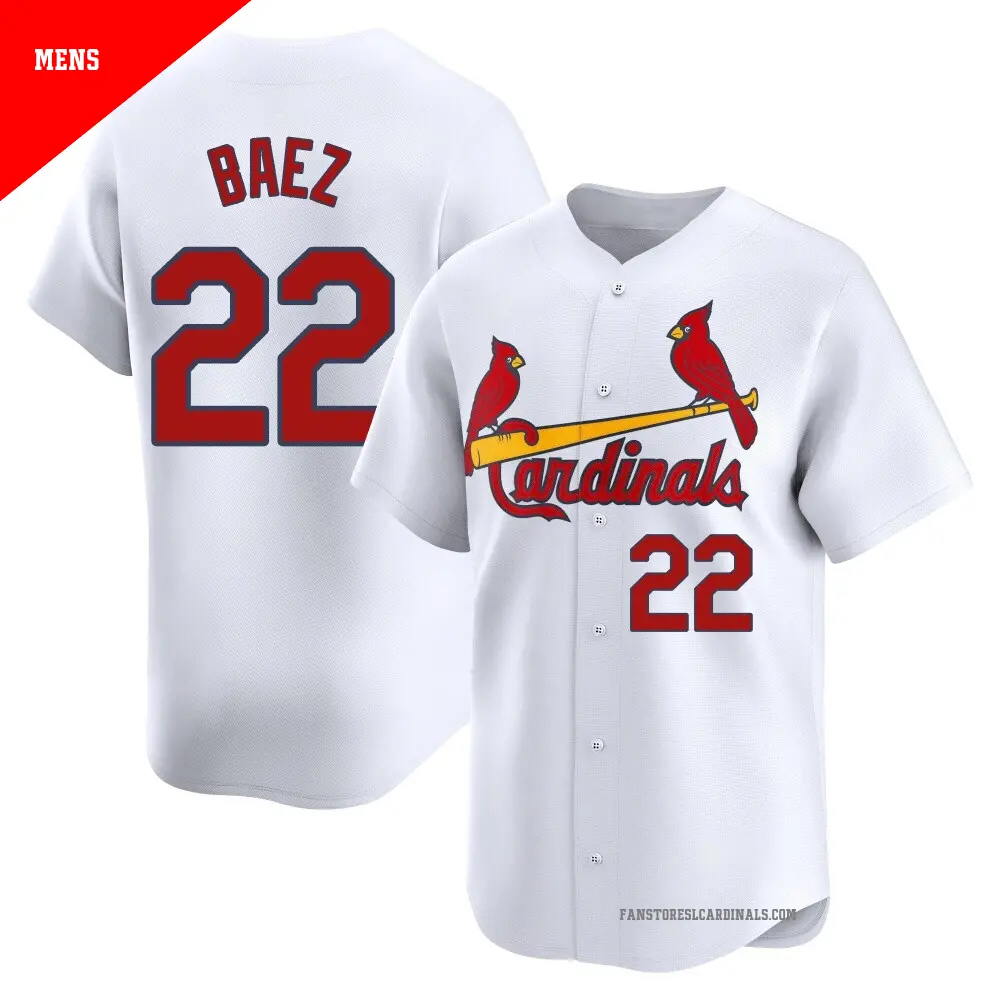 Men's #94 Joshua Baez St. Louis Cardinals White Limited Home